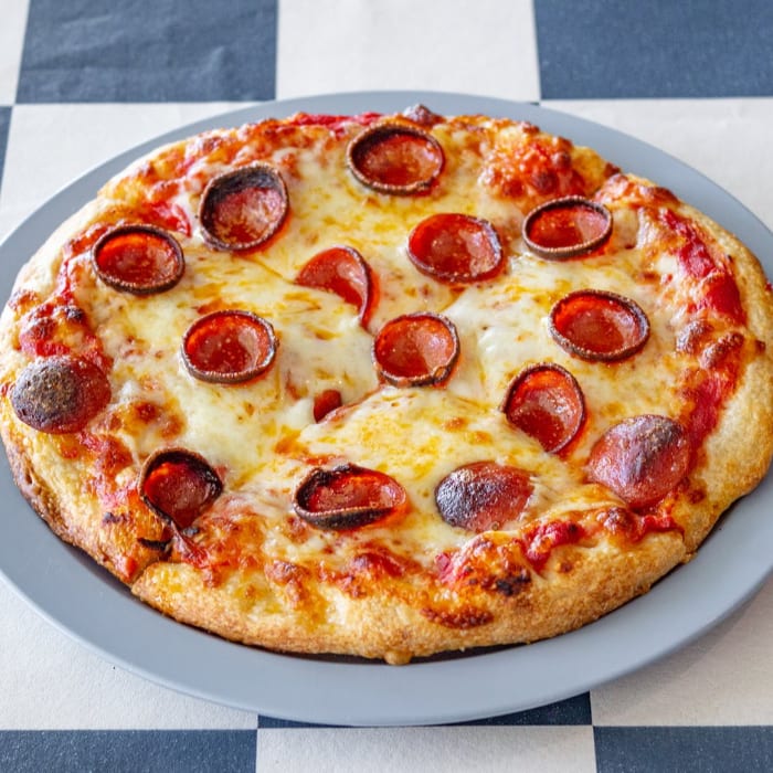 Personal One Topping Pizza.